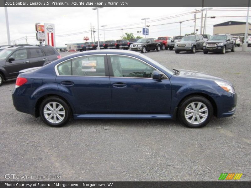 Azurite Blue Pearl / Warm Ivory 2011 Subaru Legacy 2.5i Premium