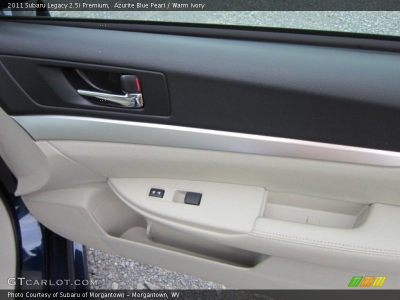 Azurite Blue Pearl / Warm Ivory 2011 Subaru Legacy 2.5i Premium