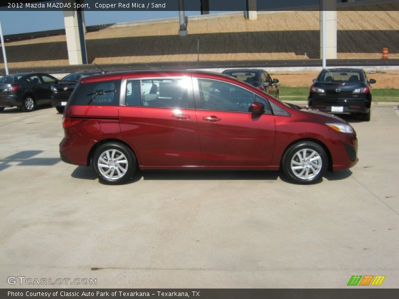 Copper Red Mica / Sand 2012 Mazda MAZDA5 Sport