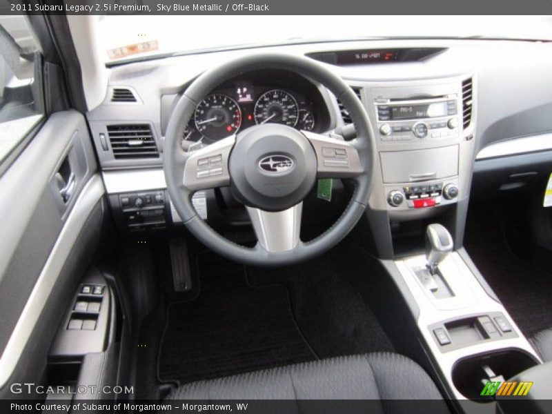Sky Blue Metallic / Off-Black 2011 Subaru Legacy 2.5i Premium