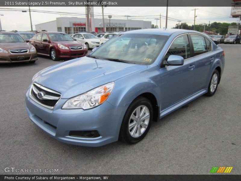 Sky Blue Metallic / Off-Black 2011 Subaru Legacy 2.5i Premium