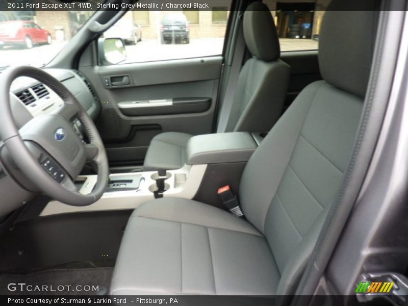 Sterling Grey Metallic / Charcoal Black 2011 Ford Escape XLT 4WD