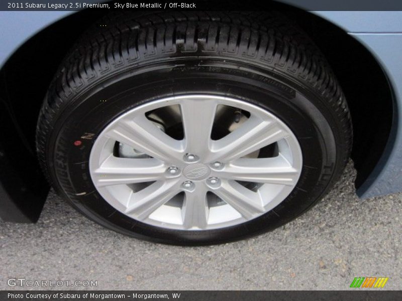 Sky Blue Metallic / Off-Black 2011 Subaru Legacy 2.5i Premium