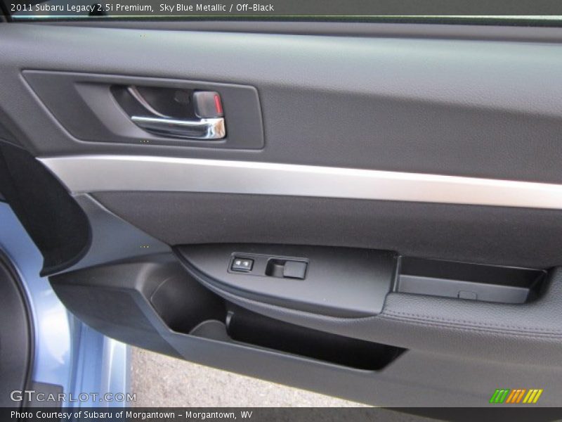 Sky Blue Metallic / Off-Black 2011 Subaru Legacy 2.5i Premium