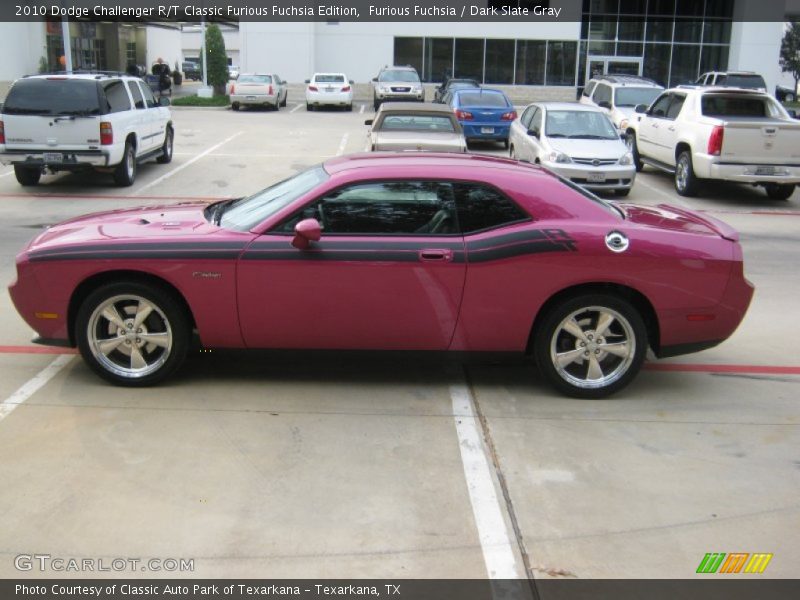 Furious Fuchsia / Dark Slate Gray 2010 Dodge Challenger R/T Classic Furious Fuchsia Edition