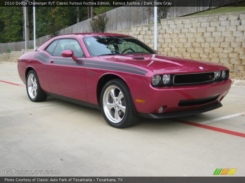 Furious Fuchsia / Dark Slate Gray 2010 Dodge Challenger R/T Classic Furious Fuchsia Edition