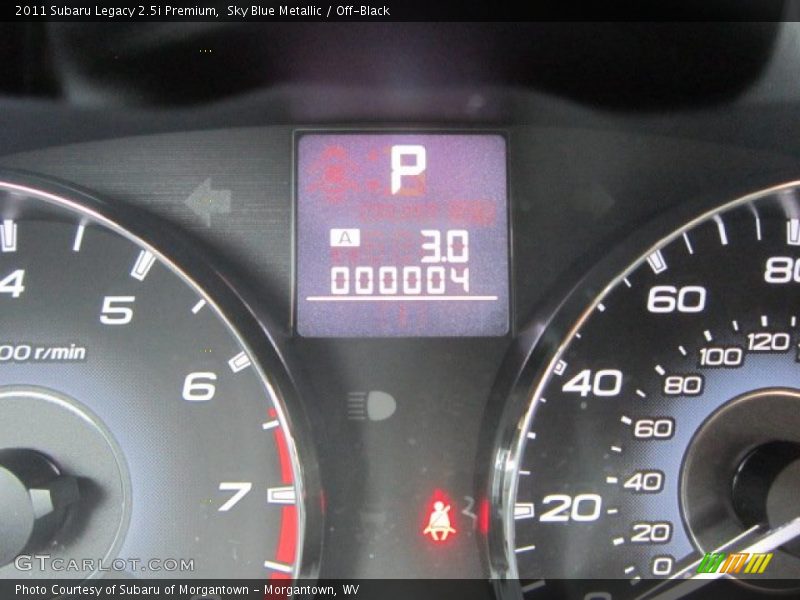 Sky Blue Metallic / Off-Black 2011 Subaru Legacy 2.5i Premium