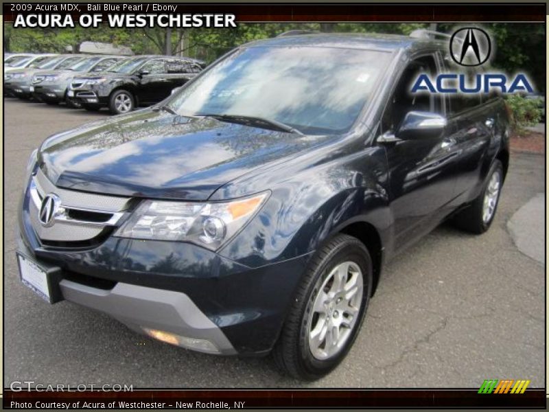 Bali Blue Pearl / Ebony 2009 Acura MDX