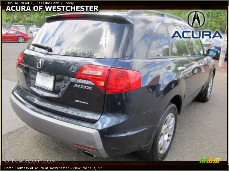 Bali Blue Pearl / Ebony 2009 Acura MDX