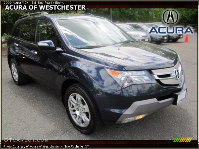 Bali Blue Pearl / Ebony 2009 Acura MDX