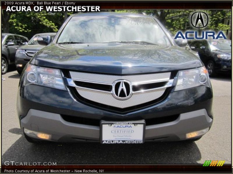 Bali Blue Pearl / Ebony 2009 Acura MDX