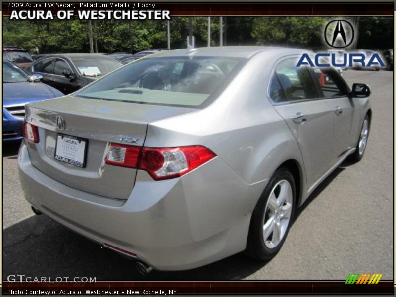 Palladium Metallic / Ebony 2009 Acura TSX Sedan