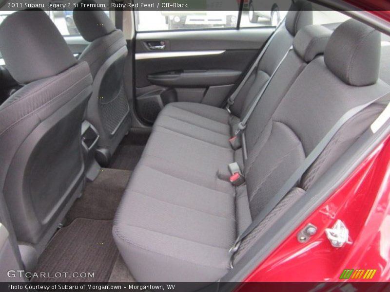 Ruby Red Pearl / Off-Black 2011 Subaru Legacy 2.5i Premium
