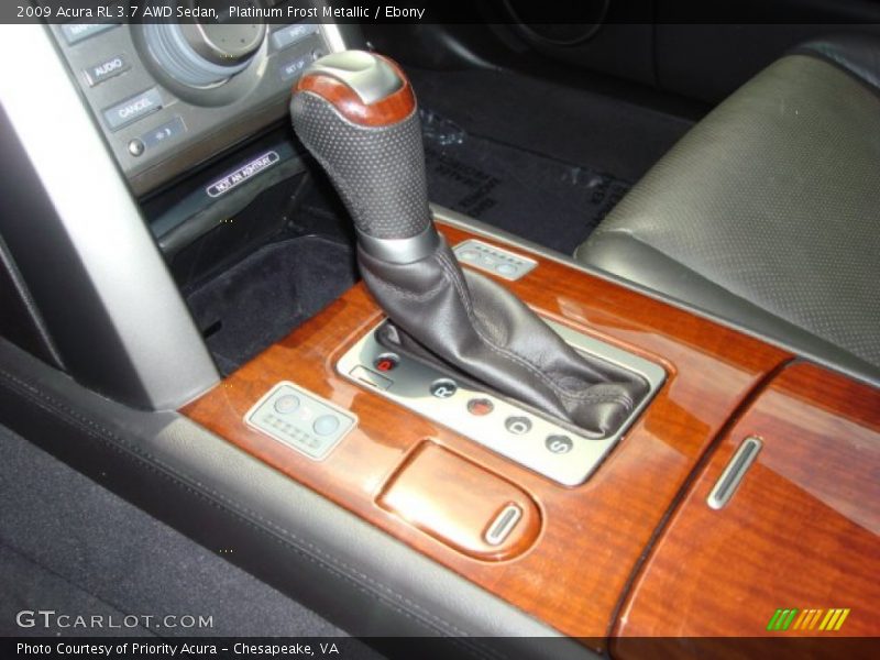 2009 RL 3.7 AWD Sedan 5 Speed Automatic Shifter
