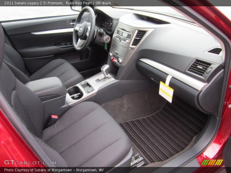 Ruby Red Pearl / Off-Black 2011 Subaru Legacy 2.5i Premium