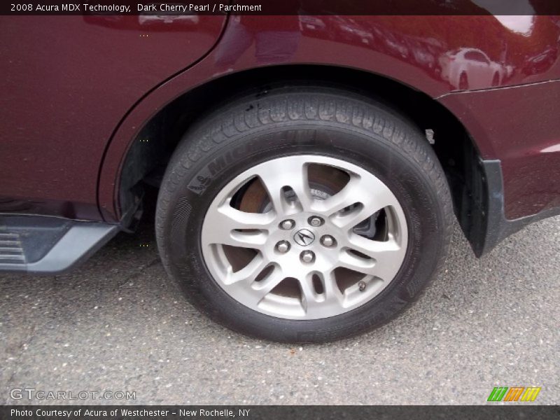 Dark Cherry Pearl / Parchment 2008 Acura MDX Technology