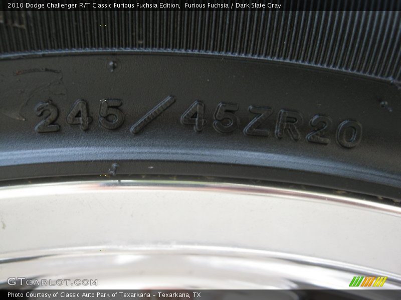 Furious Fuchsia / Dark Slate Gray 2010 Dodge Challenger R/T Classic Furious Fuchsia Edition