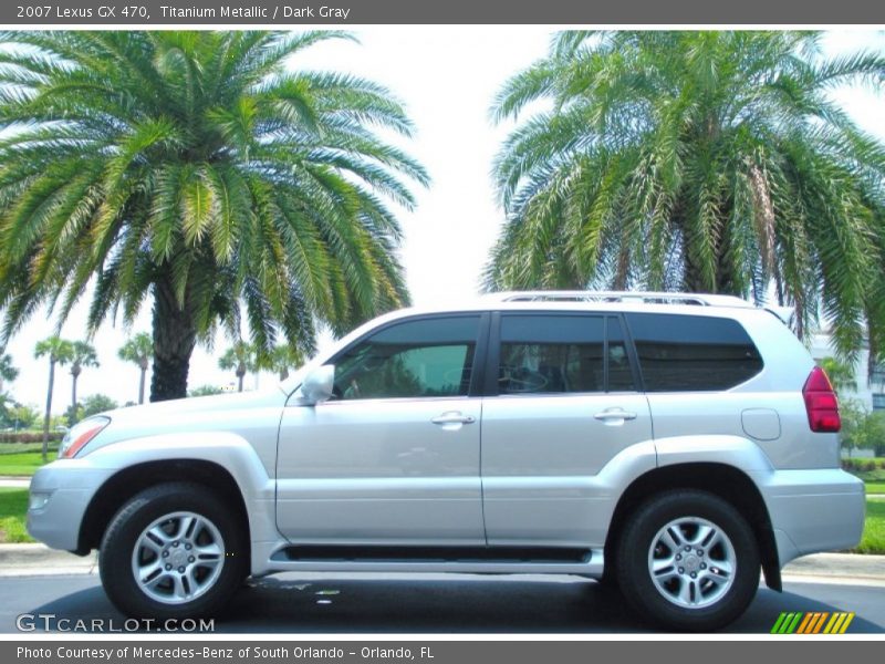 Titanium Metallic / Dark Gray 2007 Lexus GX 470