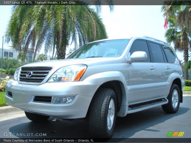 Titanium Metallic / Dark Gray 2007 Lexus GX 470