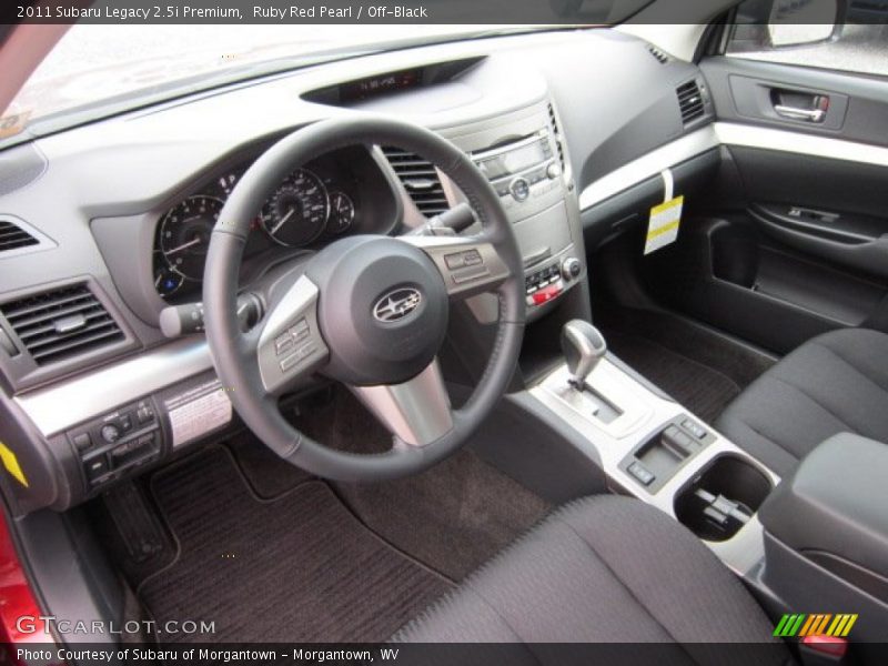 Ruby Red Pearl / Off-Black 2011 Subaru Legacy 2.5i Premium
