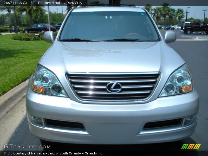 Titanium Metallic / Dark Gray 2007 Lexus GX 470