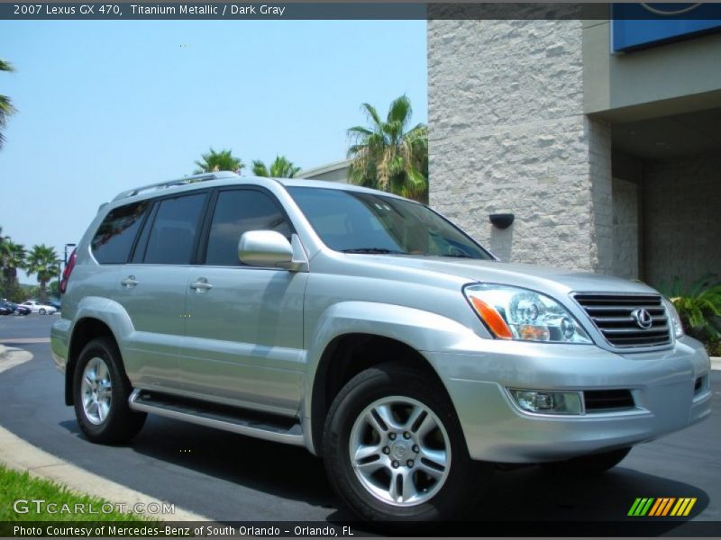 Titanium Metallic / Dark Gray 2007 Lexus GX 470