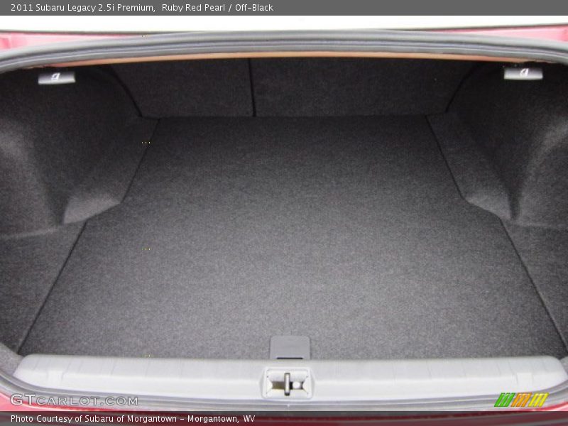 Ruby Red Pearl / Off-Black 2011 Subaru Legacy 2.5i Premium