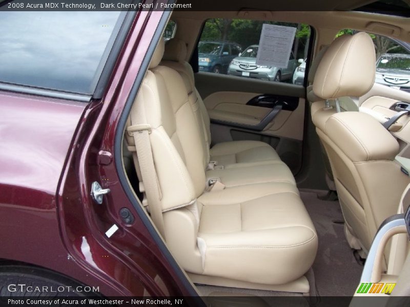 Dark Cherry Pearl / Parchment 2008 Acura MDX Technology