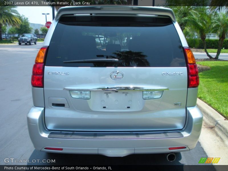 Titanium Metallic / Dark Gray 2007 Lexus GX 470