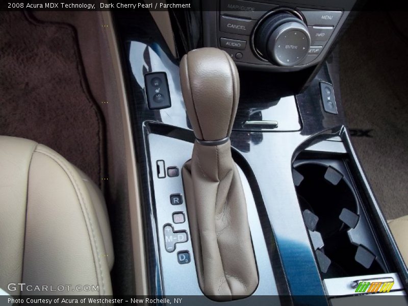 Dark Cherry Pearl / Parchment 2008 Acura MDX Technology