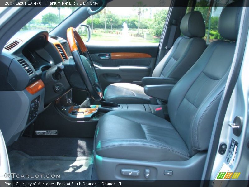 Titanium Metallic / Dark Gray 2007 Lexus GX 470