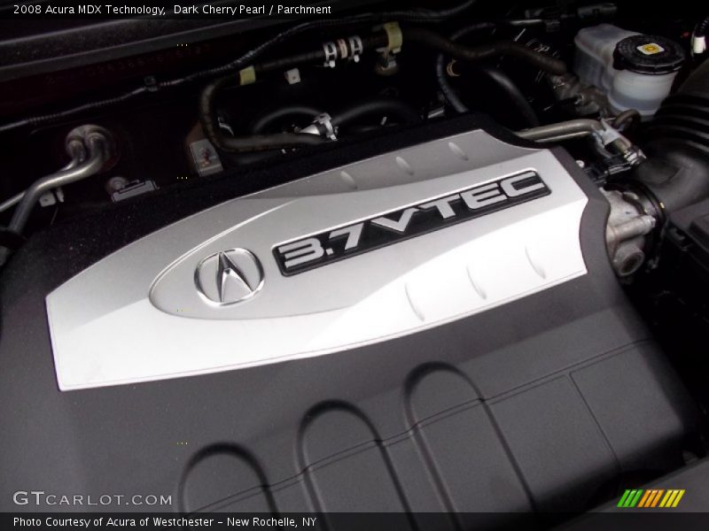 Dark Cherry Pearl / Parchment 2008 Acura MDX Technology