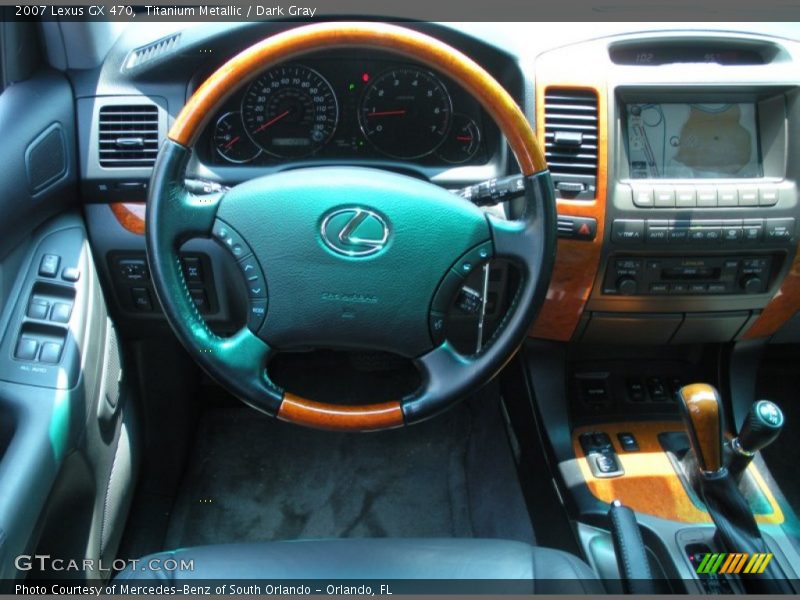 Titanium Metallic / Dark Gray 2007 Lexus GX 470