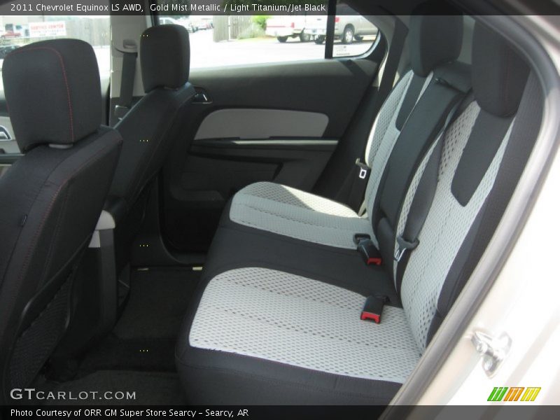 Gold Mist Metallic / Light Titanium/Jet Black 2011 Chevrolet Equinox LS AWD