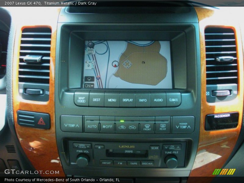 Titanium Metallic / Dark Gray 2007 Lexus GX 470