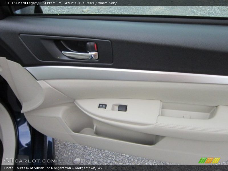 Azurite Blue Pearl / Warm Ivory 2011 Subaru Legacy 2.5i Premium