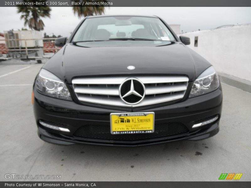 Black / Almond/Mocha 2011 Mercedes-Benz C 300 Sport