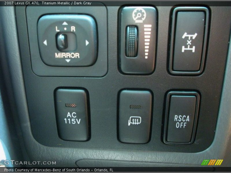 Titanium Metallic / Dark Gray 2007 Lexus GX 470