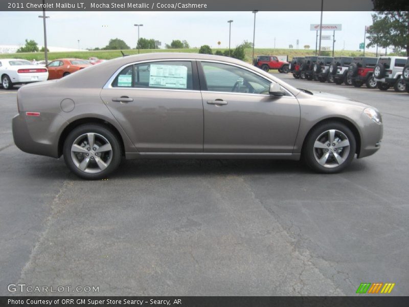 Mocha Steel Metallic / Cocoa/Cashmere 2011 Chevrolet Malibu LT
