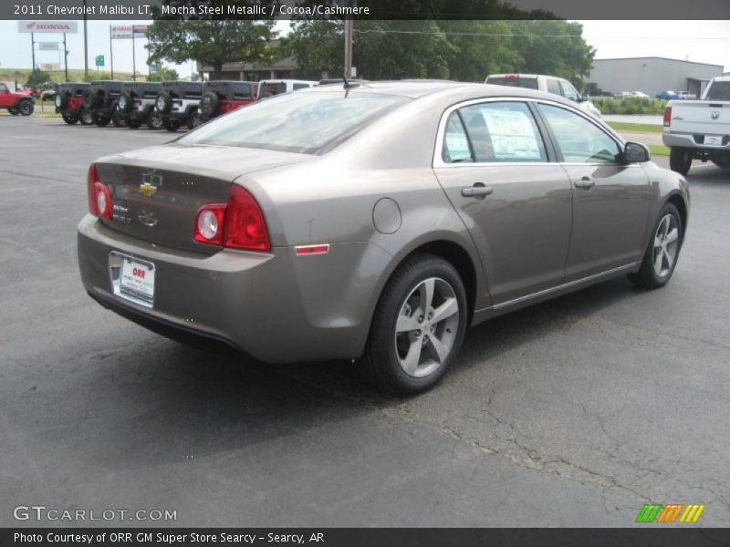 Mocha Steel Metallic / Cocoa/Cashmere 2011 Chevrolet Malibu LT