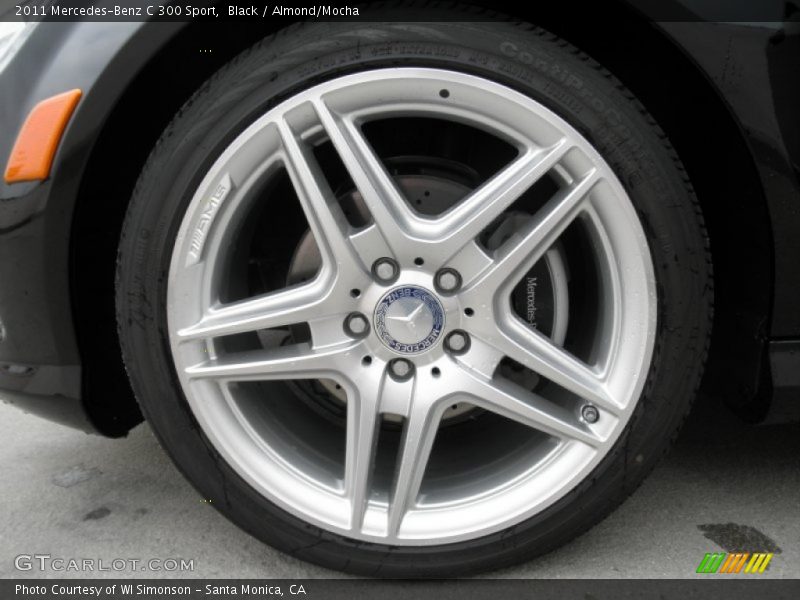 Black / Almond/Mocha 2011 Mercedes-Benz C 300 Sport