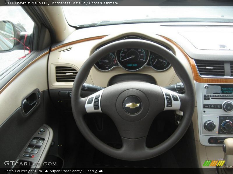 Mocha Steel Metallic / Cocoa/Cashmere 2011 Chevrolet Malibu LT