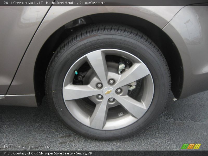 Mocha Steel Metallic / Cocoa/Cashmere 2011 Chevrolet Malibu LT