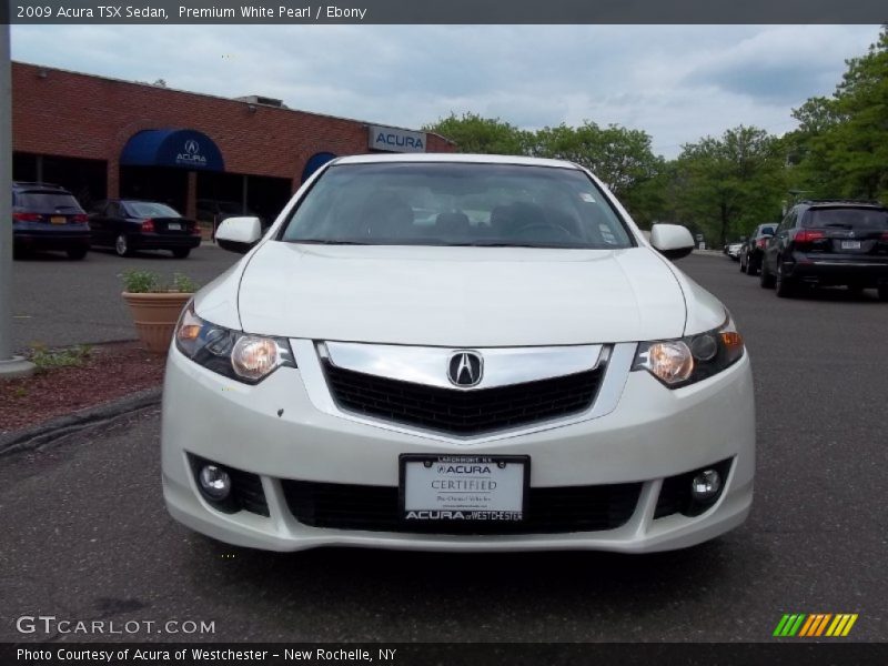 Premium White Pearl / Ebony 2009 Acura TSX Sedan