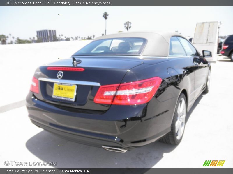 Black / Almond/Mocha 2011 Mercedes-Benz E 550 Cabriolet