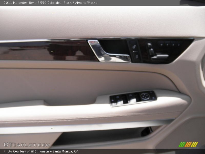 Black / Almond/Mocha 2011 Mercedes-Benz E 550 Cabriolet
