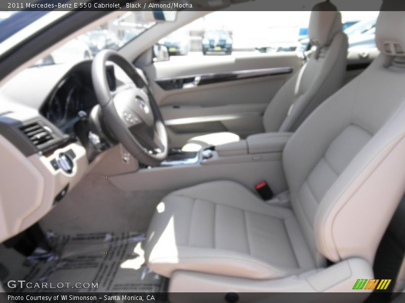 Black / Almond/Mocha 2011 Mercedes-Benz E 550 Cabriolet