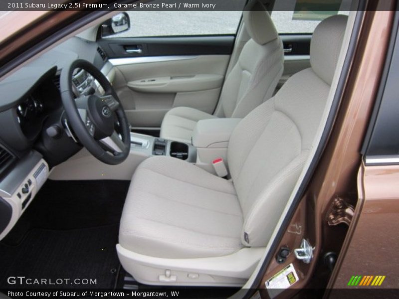 Caramel Bronze Pearl / Warm Ivory 2011 Subaru Legacy 2.5i Premium