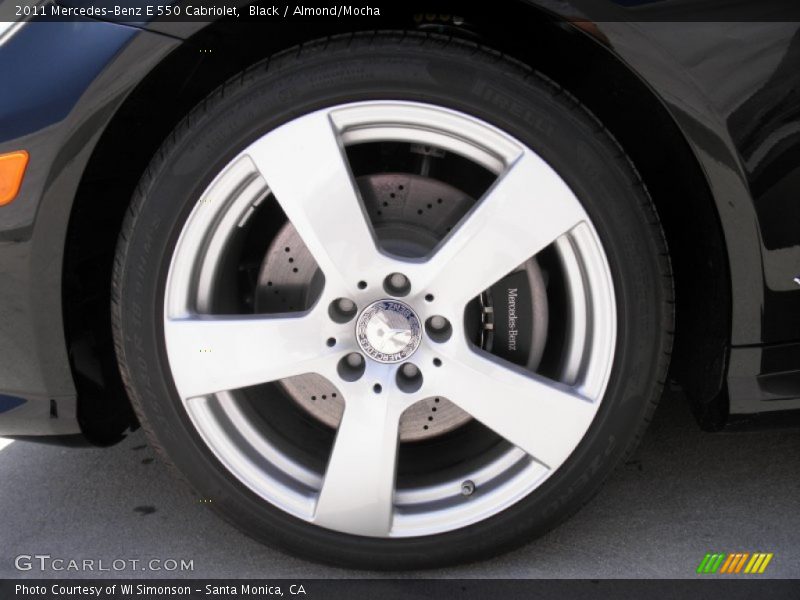 Black / Almond/Mocha 2011 Mercedes-Benz E 550 Cabriolet