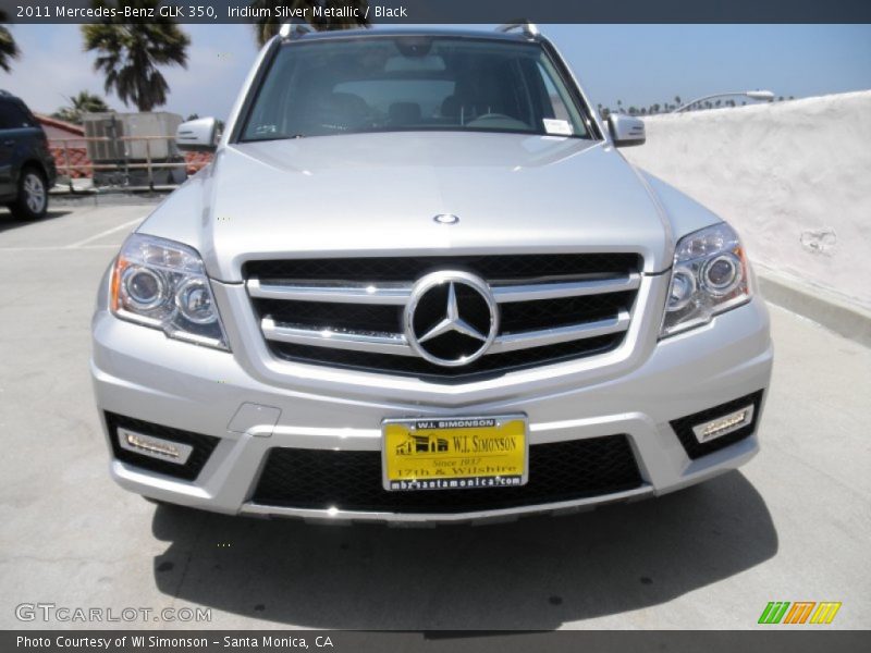 Iridium Silver Metallic / Black 2011 Mercedes-Benz GLK 350